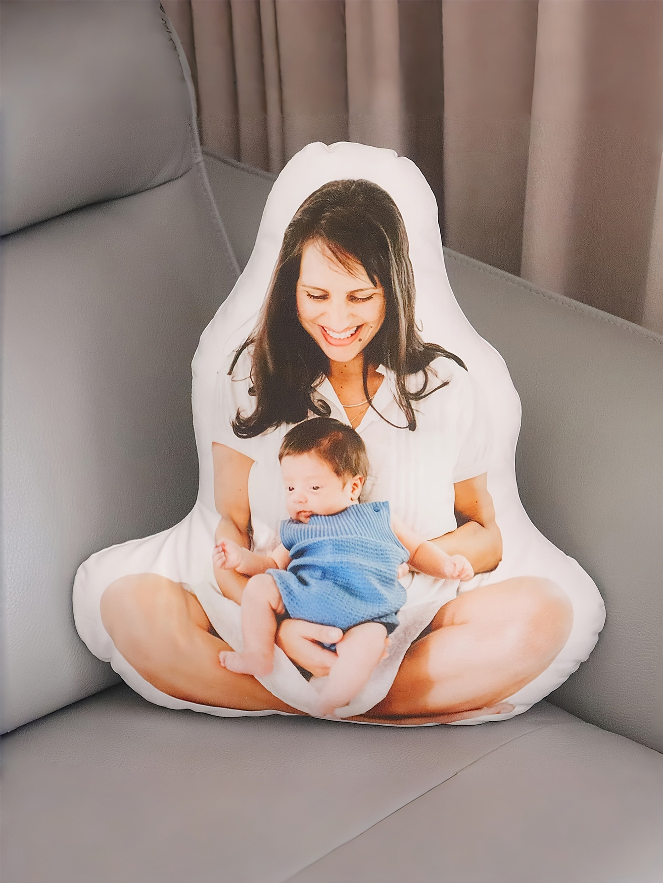 Personalized Big Head Photo Pillow